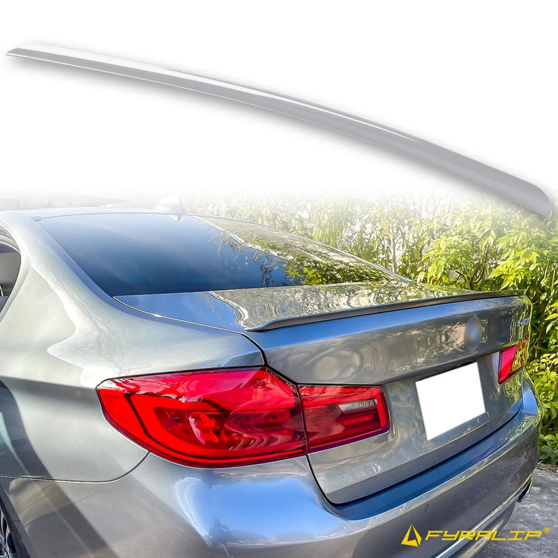 BMW 5 Series G30 A83 Silver Boot Lip Spoiler (2017-2023)
