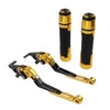 Benelli TRK502 / X Gold Extendable Brake Clutch Levers & Handlebar Grips