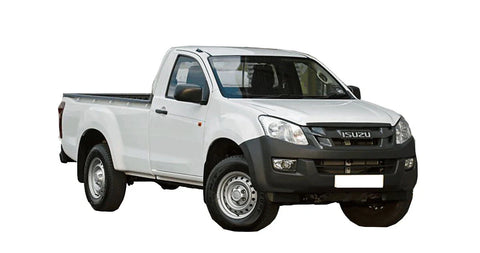 Isuzu Dmax Single Cab RH Manual Side View Mirror Black (2012-2019)