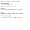 Yamaha Virago 535 XV535 2 x Carburetor Repair Kit (1990-2001)