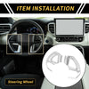 Toyota Tundra Steering Wheel Cover Trims Decor Sticker 1 Pair (2022–2024)