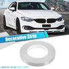 Car Motorcycle 0.6" Width 164ft Decorative Strips Waterproof Silver Tone