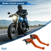 Kawasaki Z750 Orange Adjustable Short Brake Clutch Levers (2007–2012)