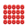 Volkswagen Golf, Passat, Beetle 17mm Red Wheel Lug Nut Bolt Cover Caps
