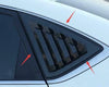 Nissan Sentra Sedan Carbon Fiber / Window Louver Vent Cover (2013–2019)