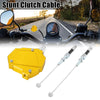 Motorcycle Stunt Clutch Easy Pull Cable Clutch Economizer System Gold Tone