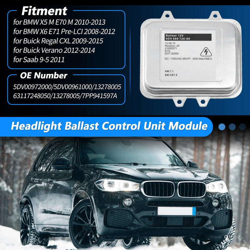 BMW X5 Xenon Headlight Ballast Control Unit Module (2010–2013)