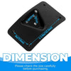 Harley Dyna FXD Sportster Black Curved Laydown License Plate Mount Bracket (2006-2023)