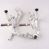 Suzuki GSXR 1000 K9 (2009-2010) - Silver Finish Rear Sets Foot Pegs