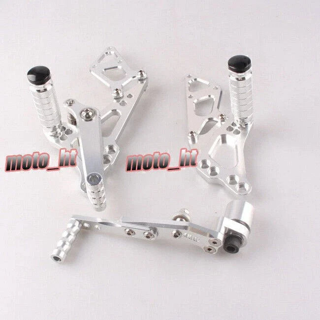 Suzuki GSXR 1000 K9 (2009-2010) - Silver Finish Rear Sets Foot Pegs