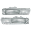 Mitsubishi Triton MK Clear Front Bumper Light Bar Lamps (1996-2006)