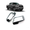 Dodge Ram 1500 2 x Chrome Rearview Mirror Side Covers (2019-2024)