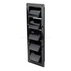Boat / Caravan / Camper Large 5 Louvre Vent 120mm x 335mm Black ABS