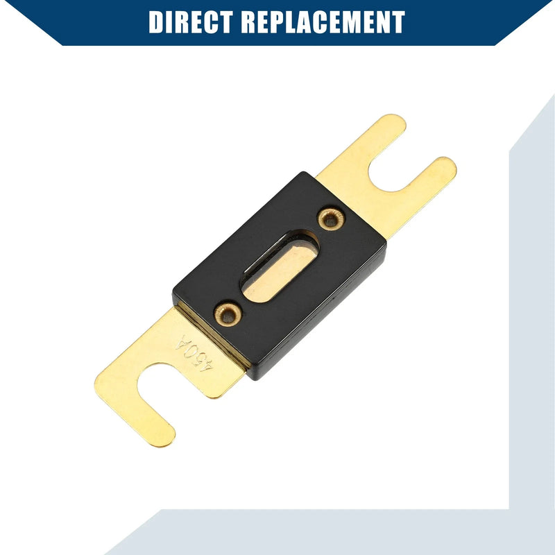 Car, Motorcycle, Boat - Gold & Black 5 x Mini ANL 450A Fuses