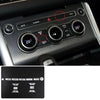 Range Rover Sport Matte Silver Console Vent Button Panel Trim (2014–2017)