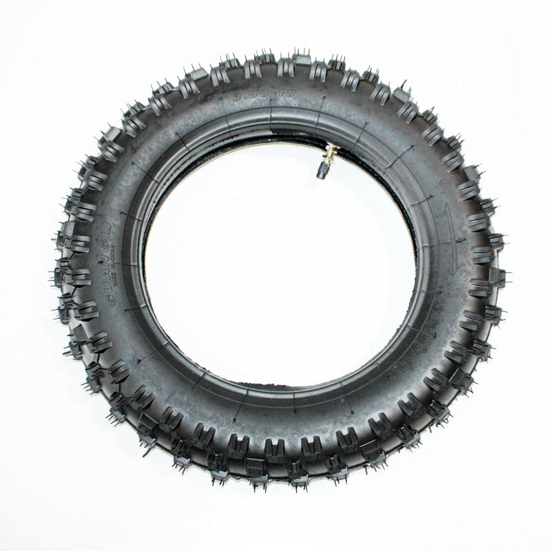 PIT PRO Trail Dirt Bike 3.00 - 10" 80/100 Rear Knobby Tire + Tube