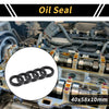 Oil Seal 40x58x10mm Seal Ring Rotary Shaft Seal NBR Rubber Black 5 pcs