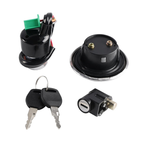 Suzuki GN125 Ignition Lock & Fuel Gas Cap Key Set (1982-2001)