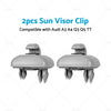 Audi A3 A4 Q3 Q5 TT Grey Sun Visor Clip Holder Hook Bracket