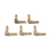 Pipe 5Pc 5/16" x 5/16" Brass Barbed Hose Barb Elbow Fitting