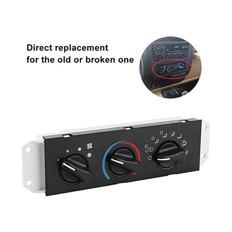 Jeep Wrangler HVAC AC & Heater Control w/ Blower Motor Switch (1997-2006)