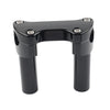 Harley Sportster Dyna Softail 4" Handlebar Risers Flat Clamp Mount