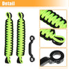 Jeep Wrangler JK JL with Brackets Black Green Door Limiting Straps Set