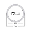 2 x 70mm COB LED Angel Eyes Halo Ring Fog Lamp Lights