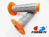 Suzuki RM500 Orange Grey Hand Grip Set