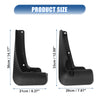 Toyota Highlander (2020-2021) Black Mudguard Fender Kit