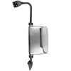 Mitsubishi Pajero Front Left Chrome Manual Door Mirror (1982-1991)
