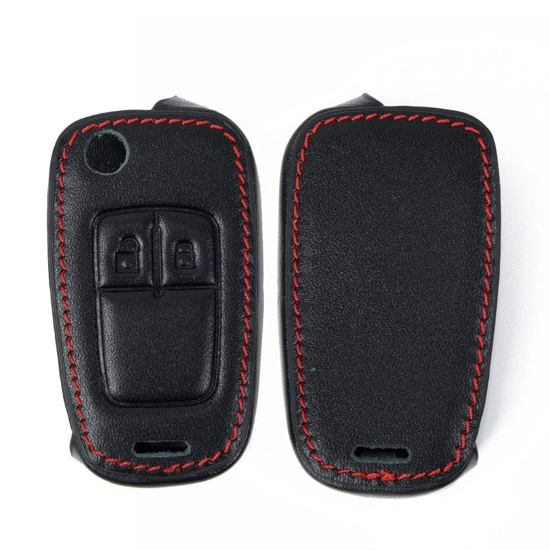 Corsa D Zafira With Buckle Key Case 2-Button Remote Leather Alloy (2006–14)