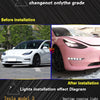 Tesla Model 3, Model Y 2 x Left & Right Daytime Running Lights (2017-2023)