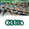 Make Model Oil Seal 22x32x5mm Seal Ring TPU Green 5 Pcs