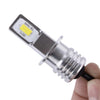 H3 White LED Fog Light Bulbs with Connector Harness (12V-24V)