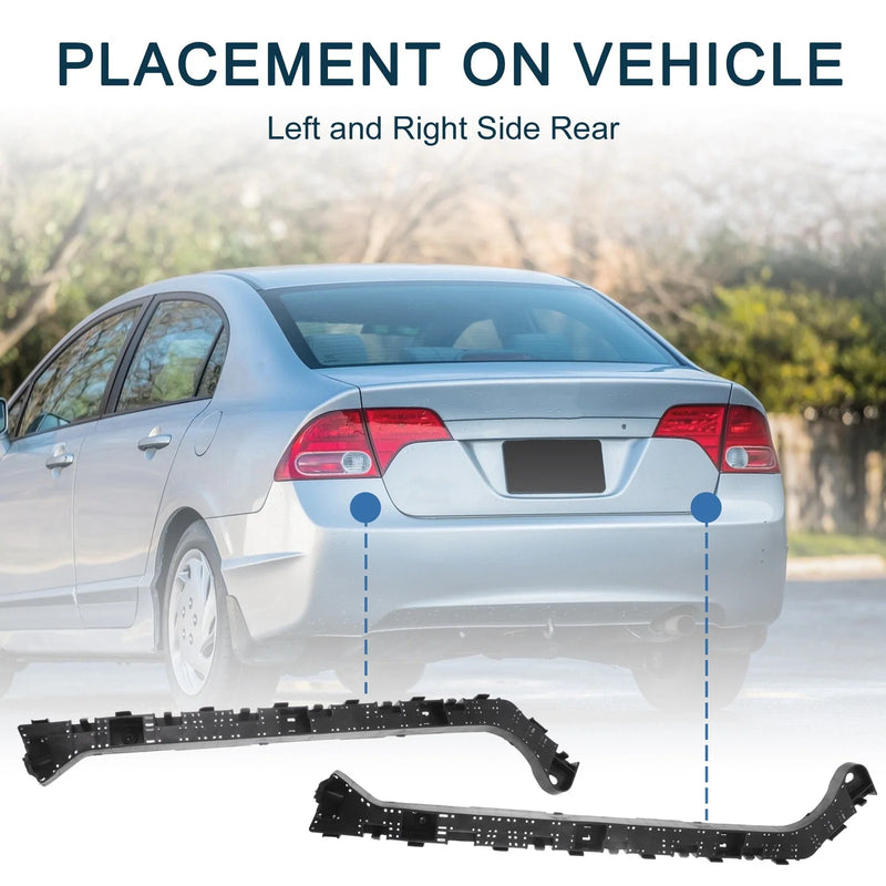 Honda Civic Sedan Rear Bumper Retainer Bracket (2016-2020)