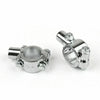 DIRT PIT PRO ATV Bike 10mm Chrome Silver Handle Bar Mirror Mount Clamp