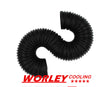 NJ 3" Flexible Short Ram Cold Air Intake Turbo Tube Pipe Hose Duct