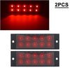 Car Bus Truck Trailer Lorry Tractor Motorhome 10 LED Side Marker Lamps