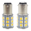 Marine Boat 2 x 27SMD BA15D Red LED Light Bulbs (1004, 1076, 1142)