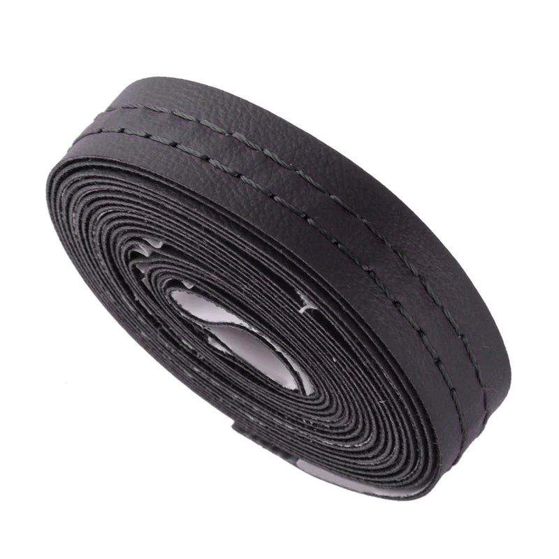 Car Door Dashboard PU Leather Line Strip Decor Moulding Trim (N/A)