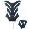 Blue Motorcycle Fuel Tank Pad Cover Guard Protector Decal Grip