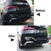 BMW X3 G45 M Sport Rear Bumper Diffuser Lip Side Corner Covers (2024+)