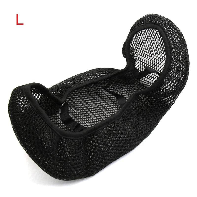 Motorcycle Seat Saddle Protective Cover Pad Anti-slip Air Stretchy Mesh