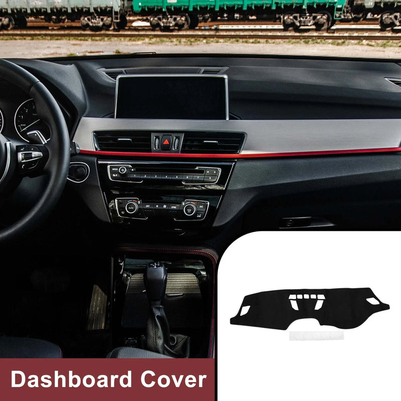 BMW X1 F48 Sun Protector Black Dashboard Cover Mat (2016-2022)