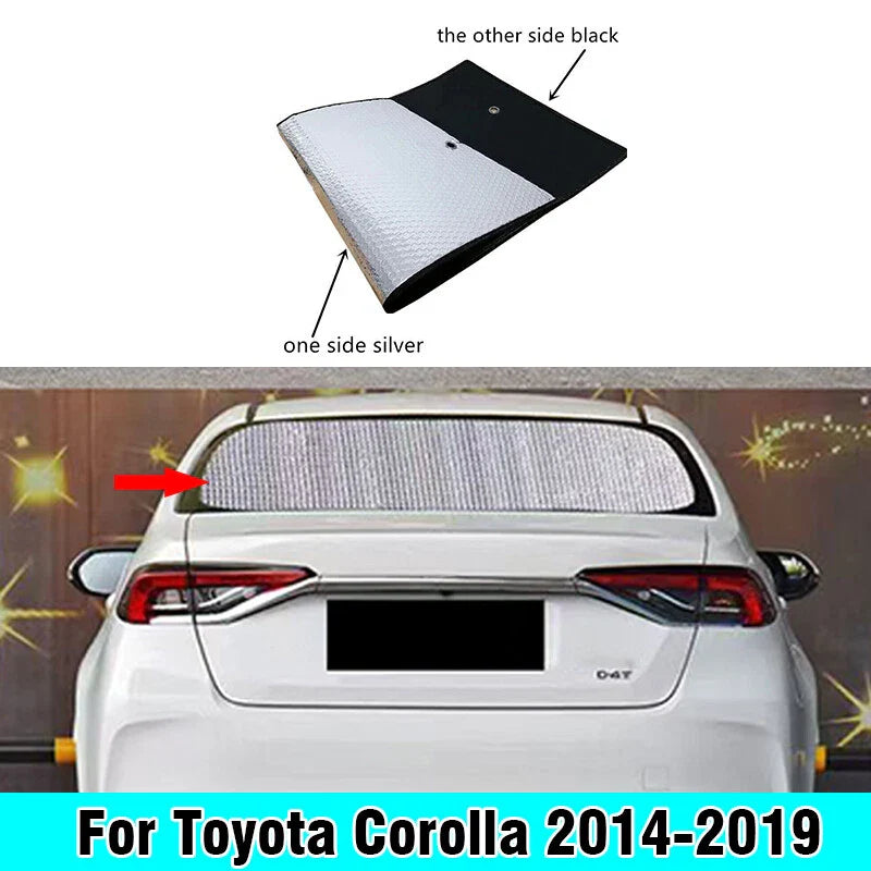 Toyota Corolla Rear Windshield Sunshade Cover (2014–2019)