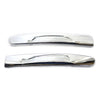 FIAT 500 Chrome Front Bumper Moulding Trim Covers (2007-2015)