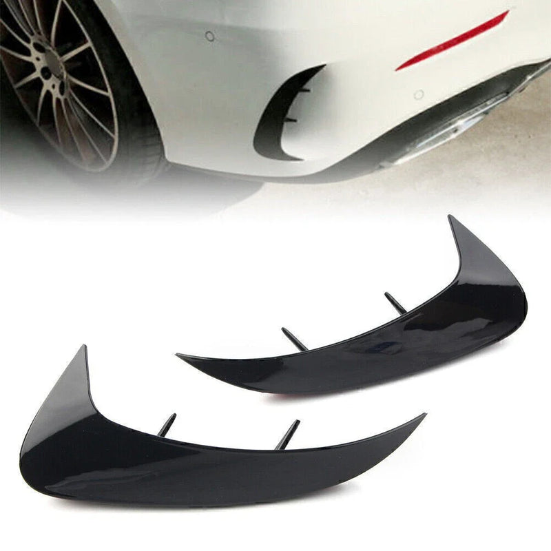 Benz A Class W177 A220 Rear Bumper Fins Canards Splitters Cover (2019-Present)