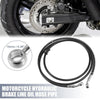 Motorcycle Hydraulic Brake Line 70.87" 10mm Oil Hose Pipe Stainless Steel