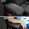 Armrest Box Cover Microfiber Leather Red Line Wear-Resistant